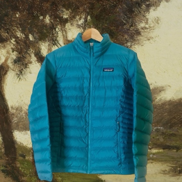 LOT OF 2 PATAGONIA WOMENS SMALL DOWN JACKET FULL ZIP & MID-WEIGHT CAPILENE CREW - Picture 2 of 10